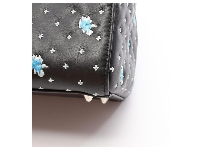 Bolso 2-Way Lady Dior de Christian Dior Negro Blanco Azul - vista 7