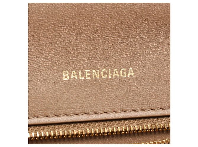 Borsa Balenciaga Hourglass Small 2-Way Marrone Nero - vista 4