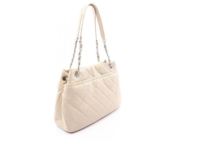 Borsa Tote Chanel Matelassé Crudo - vista 2