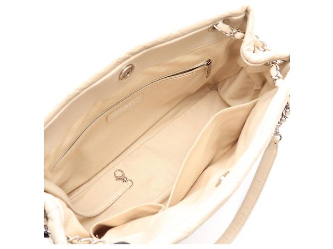 Borsa Tote Chanel Matelassé Crudo - vista 3