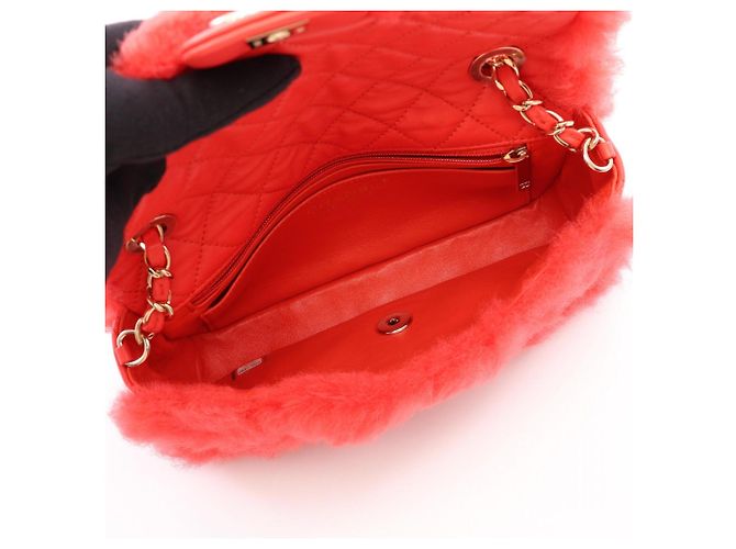 Bolso de hombro Chanel Matelassé Roja - vista 3