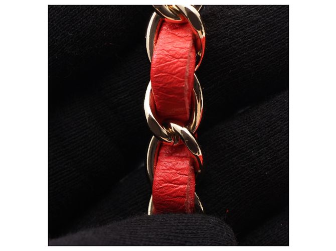 Bolso de hombro Chanel Matelassé Roja - vista 8
