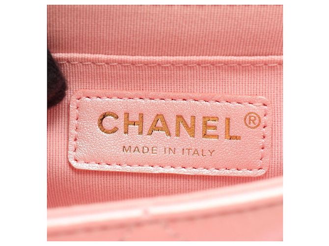 Bolsa de Ombro 2-Way Chanel Matelassé com Alça de Mão Rosa - vista 4