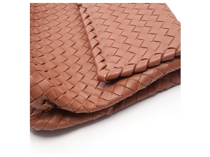 Borsa a tracolla Bottega Veneta Olympia Intrecciato Marrone - vista 6