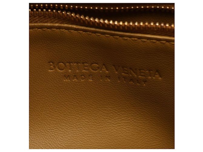 Borsa a tracolla Bottega Veneta Padded Cassette Intrecciato Marrone - vista 4