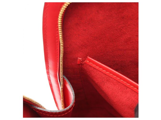 Bolsa de Ombro Louis Vuitton Lussac em Couro Epi Vermelho - vista 7