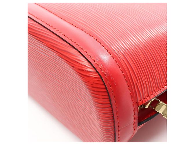 Bolsa de Ombro Louis Vuitton Lussac em Couro Epi Vermelho - vista 8