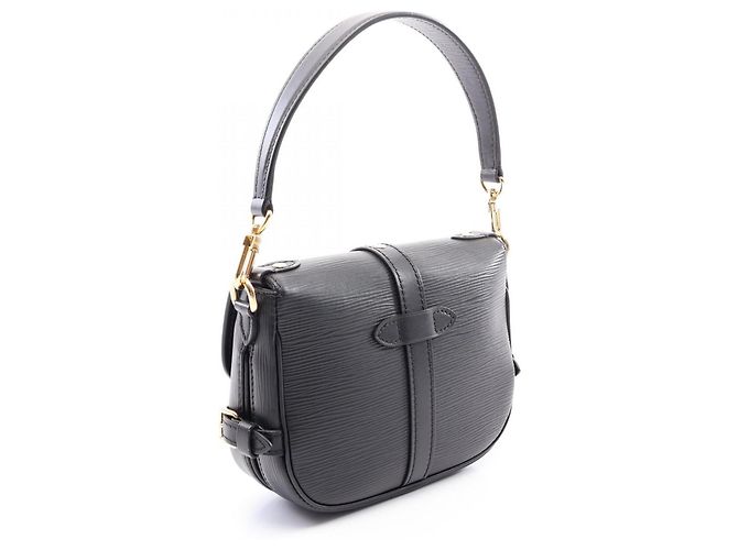 Louis Vuitton Saumur BB Epi Noir Handtasche Schwarz - Ansicht 2