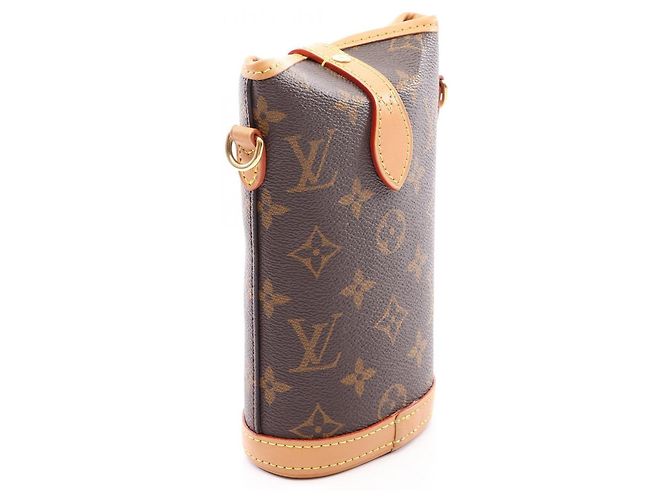 Bolsa de Ombro Louis Vuitton Fold Me Pouch Marrom - vista 2
