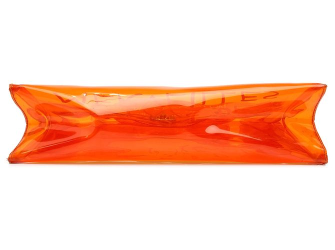 Borsa a mano Hermès Orange Vinyl Souvenir De L Exposition Kelly Arancione - vista 3