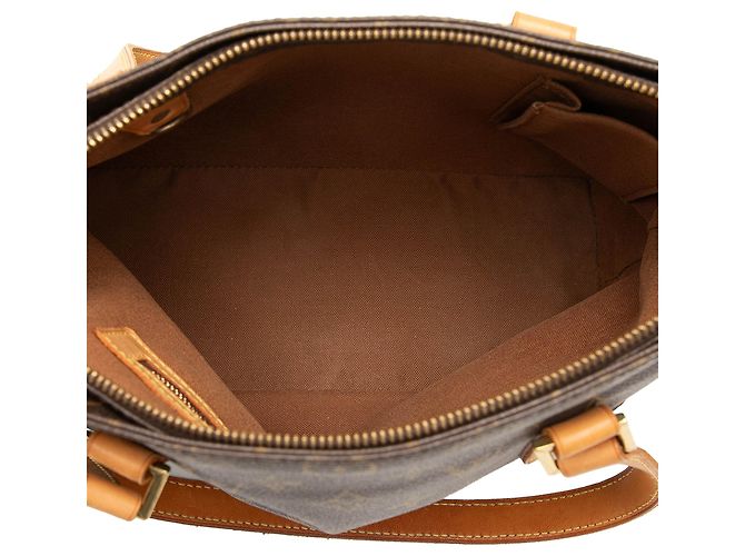 Louis Vuitton Brown Monogram Cabas Piano Marrone - vista 4