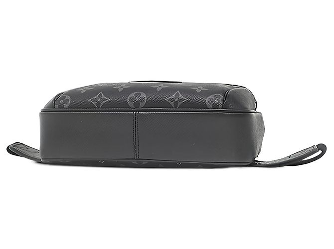 Bumbag Marsupio Louis Vuitton Black Monogram Eclipse Taigarama Outdoor Nero - vista 3