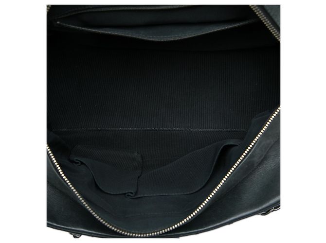 Borsa Bowling Chanel Chic Quilt in vitello iridescente matelassé nero - vista 4