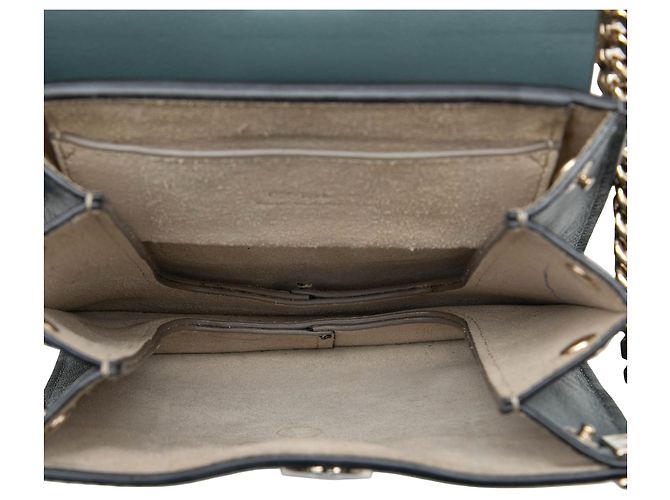 Bolsa de pulso Faye Chloé azul em couro de bezerro e camurça mini Azul claro - vista 4