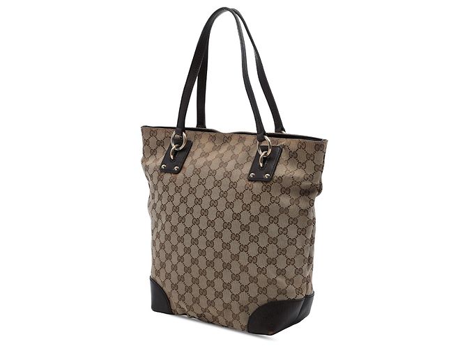 Gucci Beige GG Canvas GG Charm Tote - Ansicht 2