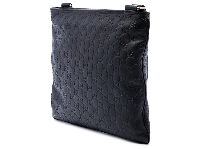 Borsa a tracolla Gucci Black Guccissima Nero - vista 2