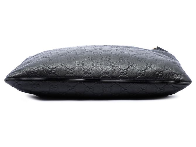 Borsa a tracolla Gucci Black Guccissima Nero - vista 3