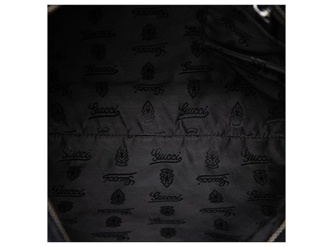 Borsa a tracolla Gucci Black Guccissima Nero - vista 4