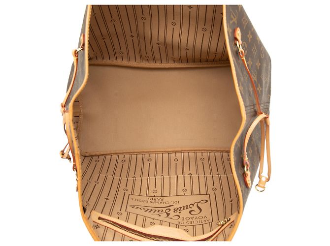 Louis Vuitton Brown Monogram Neverfull GM Marrom - vista 4