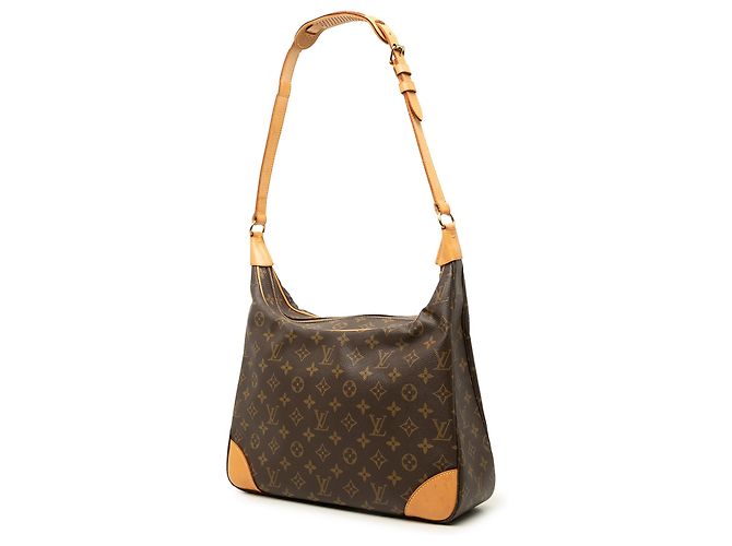 Louis Vuitton Brown Monogram Boulogne 35 Marrom - vista 2