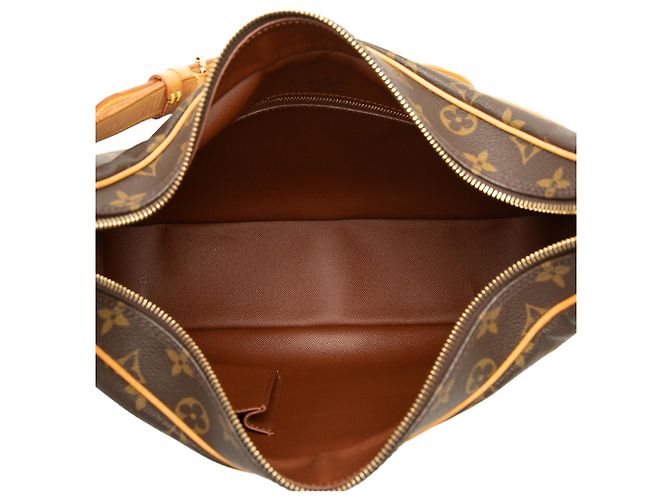 Louis Vuitton Brown Monogram Boulogne 35 Marrom - vista 4