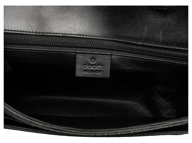 Borsa business Gucci in pelle di vitello nera con diamanti Nero - vista 4