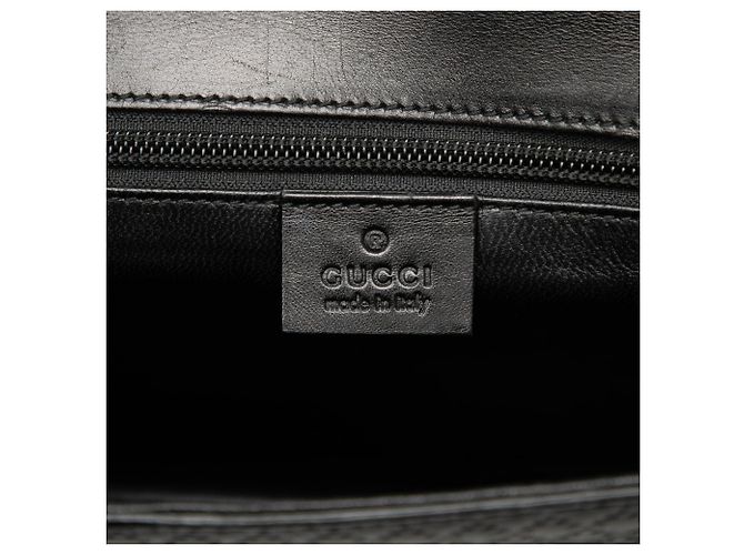 Borsa business Gucci in pelle di vitello nera con diamanti Nero - vista 5