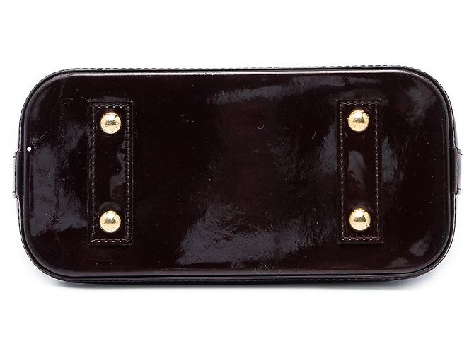 Louis Vuitton Purple Monogram Vernis Alma BB Roxo - vista 3
