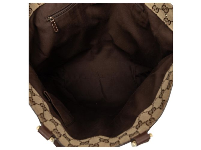 Borsa Tote Gucci Abbey D Ring in vitello marrone Marrone scuro - vista 4