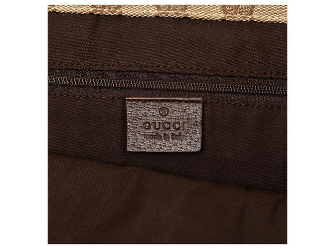 Borsa Tote Gucci Abbey D Ring in vitello marrone Marrone scuro - vista 5