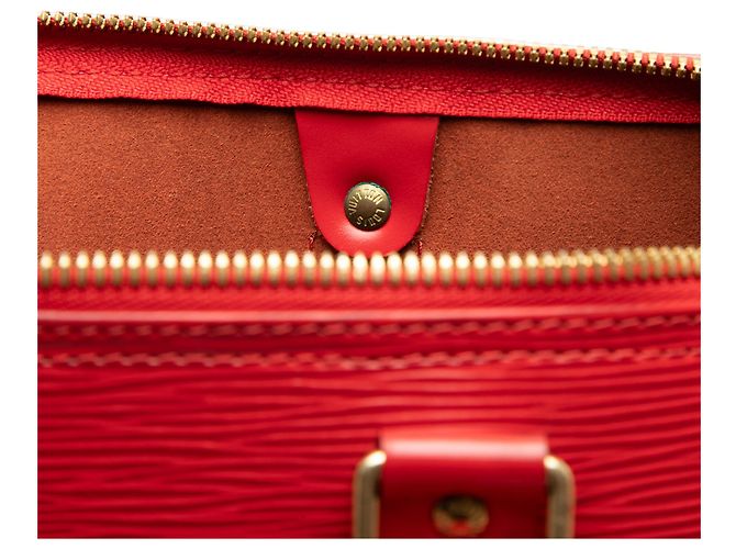 Louis Vuitton Red Epi Keepall 45 Rouge - vue 7