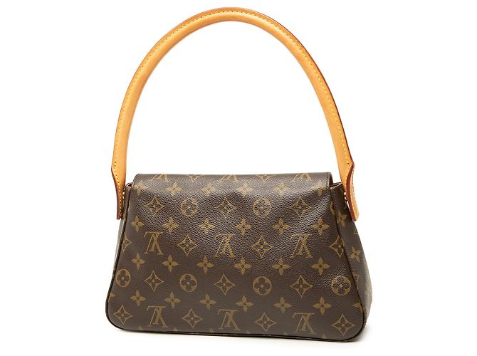 Louis Vuitton Brown Monogram Mini Looping Marrom - vista 2