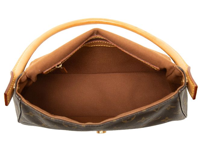 Louis Vuitton Brown Monogram Mini Looping Marrom - vista 4