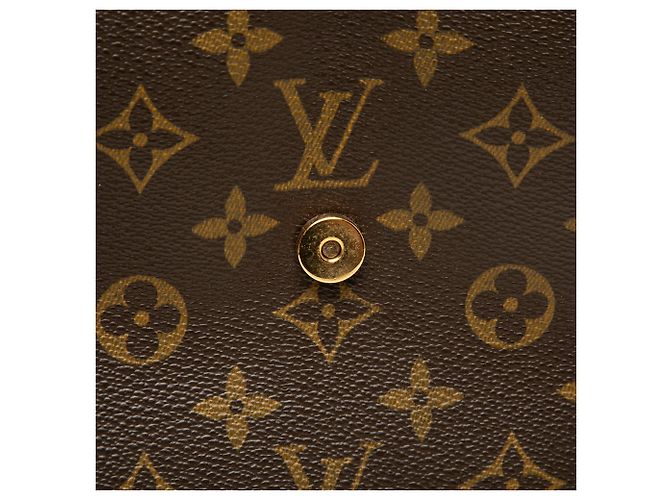 Louis Vuitton Brown Monogram Mini Looping Marrom - vista 6