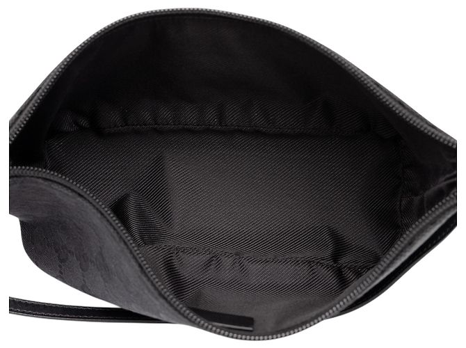 Gucci Black GG Canvas Boat Preto - vista 4