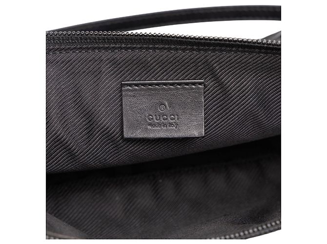 Gucci Black GG Canvas Boat Preto - vista 5