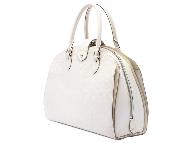 Louis Vuitton White Epi Pont Neuf GM Weiß - Ansicht 2