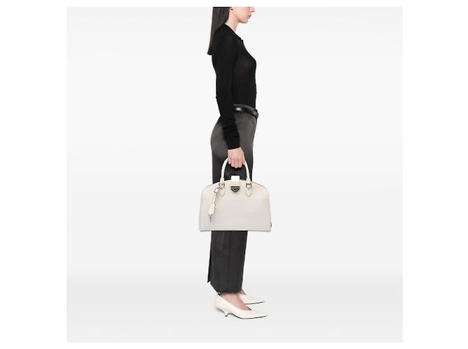 Louis Vuitton White Epi Pont Neuf GM Weiß - Ansicht 6