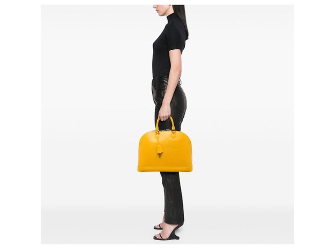 Louis Vuitton Yellow Epi Alma GM Amarelo - vista 6