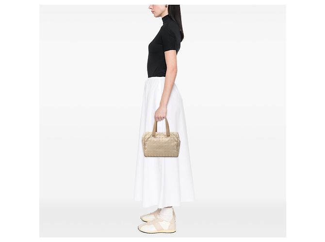 Chanel Beige New Travel Line Nylon Tote - Ansicht 6