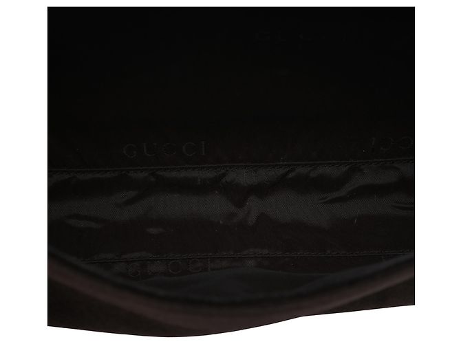Bamboo Bolsa de camurça castanha Gucci com pega de bambu Marrom Castanho escuro - vista 4