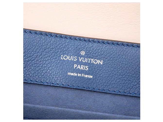 Zaino Louis Vuitton Lockme Bicolor Blu in pelle Taurillon - vista 5