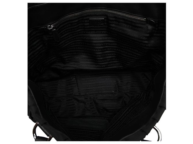 Tote Prada em Tessuto Gaufre preto - vista 4