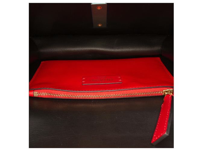 Borsa a tracolla Valentino VLock in pelle marrone Medium Carne - vista 4