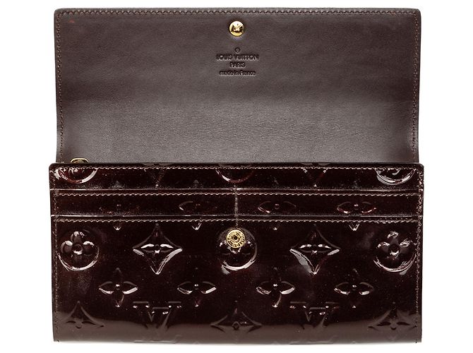 Cartera Louis Vuitton Sarah Monogram Vernis Purple Púrpura - vista 4