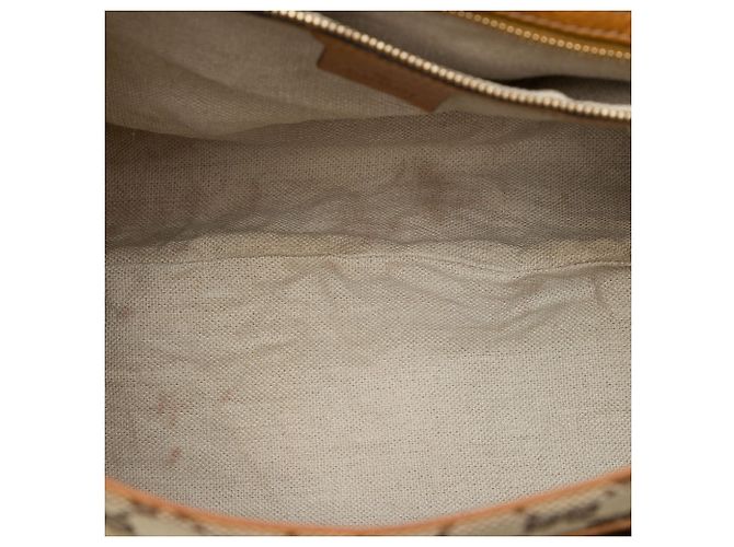 Gucci Marrakech Schultertasche aus beigem GG Canvas - Ansicht 4