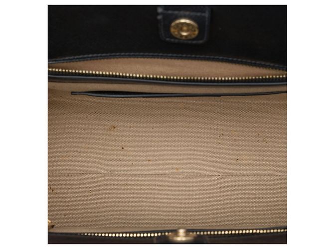 Prada Satchel aus Canvas mit Saffiano-Lederbesatz, beige bicolor - Ansicht 4
