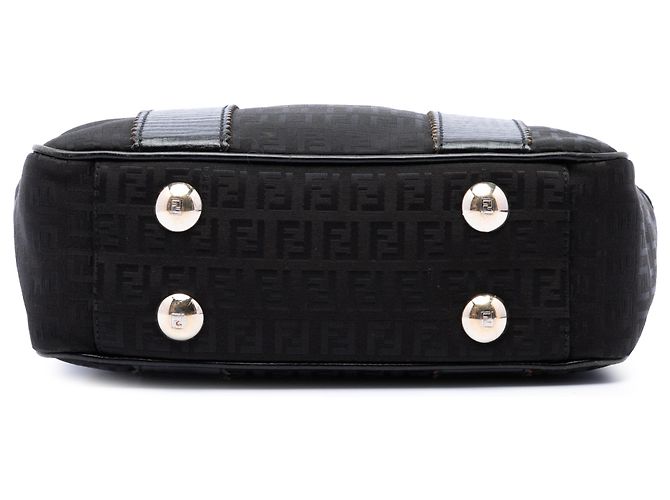 Fendi Zucchino Canvas Tote in Schwarz - Ansicht 3