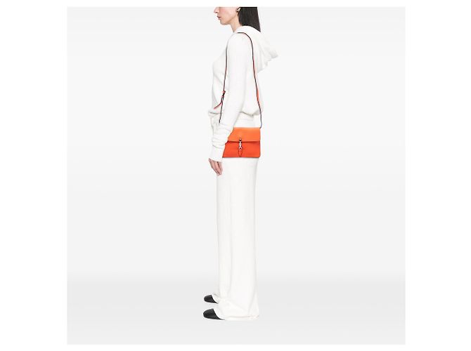 Gucci Borsa a Tracolla Convertibile Soft Jackie in Vitello Arancione - vista 6