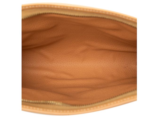 Céline Celine Brown Macadam Coated Canvas Clutch Braun - Ansicht 4